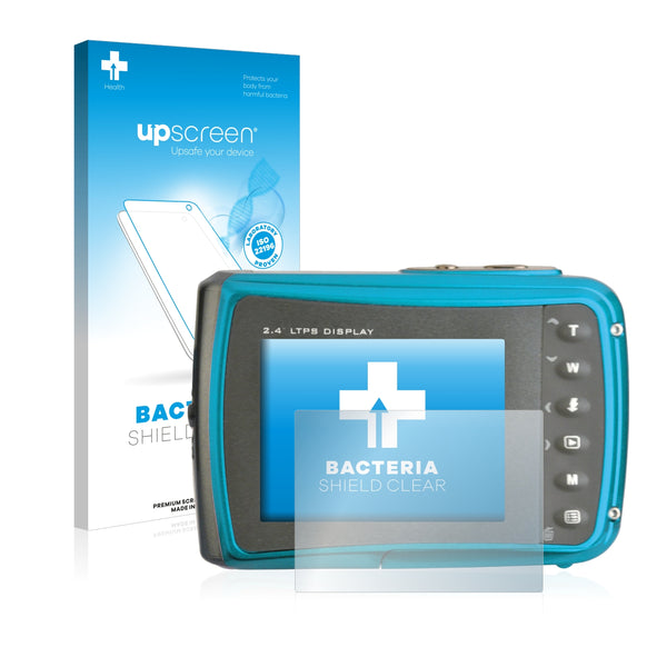 upscreen Bacteria Shield Clear Premium Antibacterial Screen Protector for Easypix Aquapix W1024 Splash