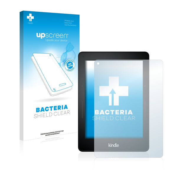 upscreen Bacteria Shield Clear Premium Antibacterial Screen Protector for Amazon Kindle Voyage