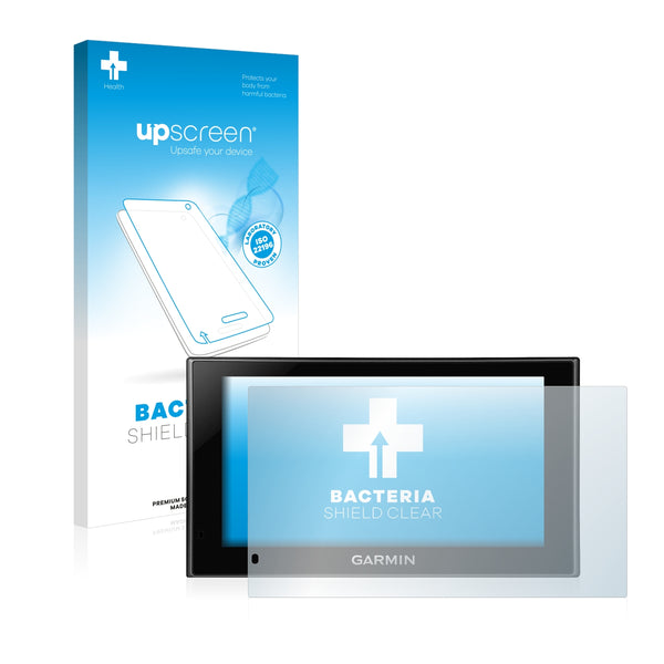 upscreen Bacteria Shield Clear Premium Antibacterial Screen Protector for Garmin nüvi 2599LMT-D