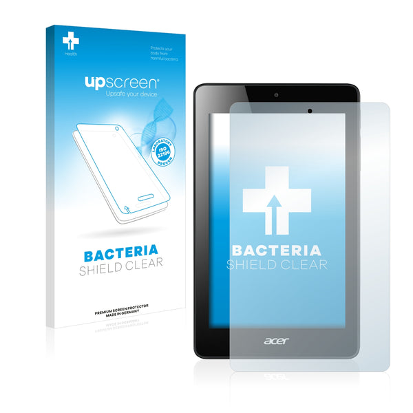 upscreen Bacteria Shield Clear Premium Antibacterial Screen Protector for Acer Iconia One 7 B1-730HD