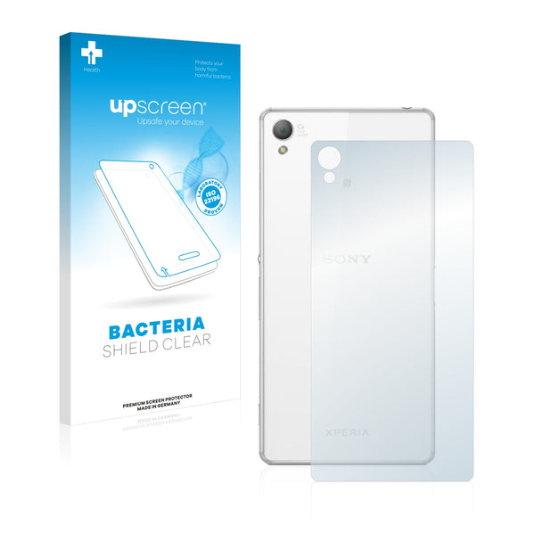 upscreen Bacteria Shield Clear Premium Antibacterial Screen Protector for Sony Xperia Z3 D6616 (Back)