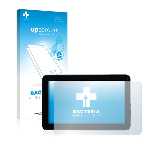 upscreen Bacteria Shield Clear Premium Antibacterial Screen Protector for Mediacom SmartPad 10.1 S2 3G M-MP1S2A3G