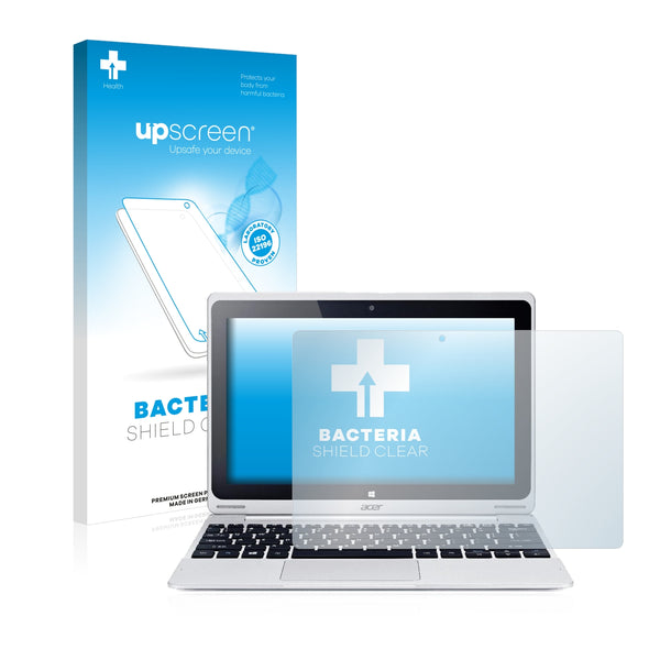 upscreen Bacteria Shield Clear Premium Antibacterial Screen Protector for Acer Aspire Switch 10 SW5-012