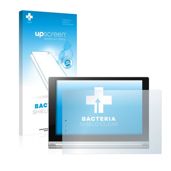 upscreen Bacteria Shield Clear Premium Antibacterial Screen Protector for Lenovo Yoga Tablet 2 10.1 2-1050L