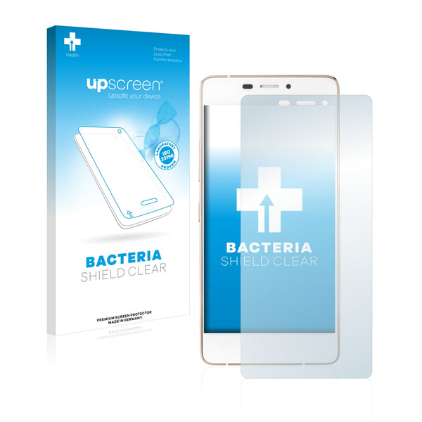 upscreen Bacteria Shield Clear Premium Antibacterial Screen Protector for Kazam Tornado 348