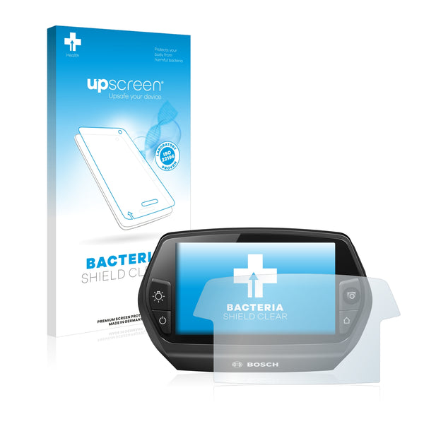 upscreen Bacteria Shield Clear Premium Antibacterial Screen Protector for Bosch Nyon (E-Bike Display)