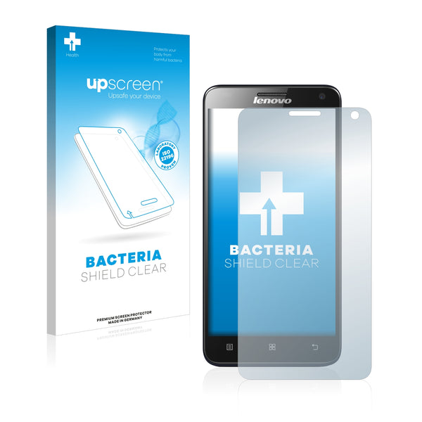 upscreen Bacteria Shield Clear Premium Antibacterial Screen Protector for Lenovo S580