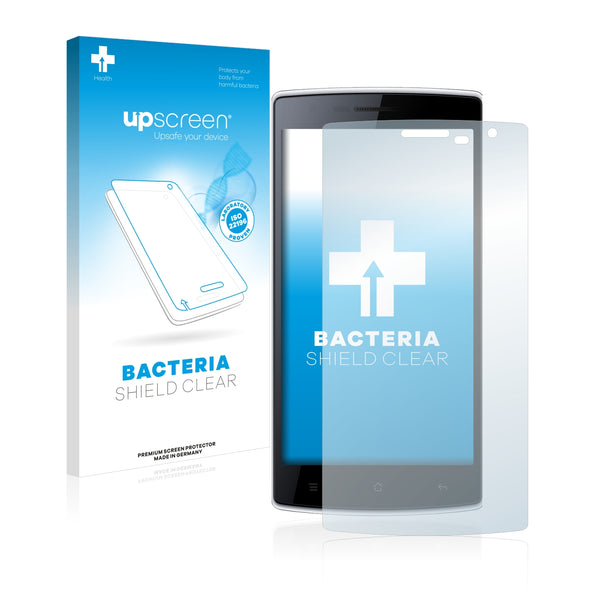 upscreen Bacteria Shield Clear Premium Antibacterial Screen Protector for Doogee Kissme DG580
