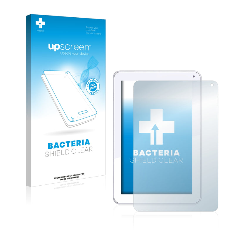 upscreen Bacteria Shield Clear Premium Antibacterial Screen Protector for Odys Neo Quad 10