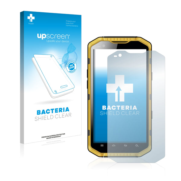 upscreen Bacteria Shield Clear Premium Antibacterial Screen Protector for RugGear RG700
