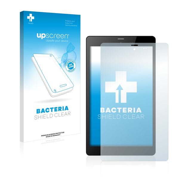 upscreen Bacteria Shield Clear Premium Antibacterial Screen Protector for Mediacom SmartPad 8.0 HD iPro800 3G M-IPRO800B