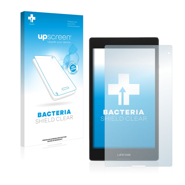upscreen Bacteria Shield Clear Premium Antibacterial Screen Protector for Medion Lifetab S8312 (MD98989)