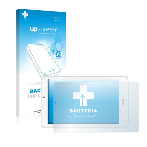 upscreen Bacteria Shield Clear Premium Antibacterial Screen Protector for Acer Iconia Tab 8 W1-810