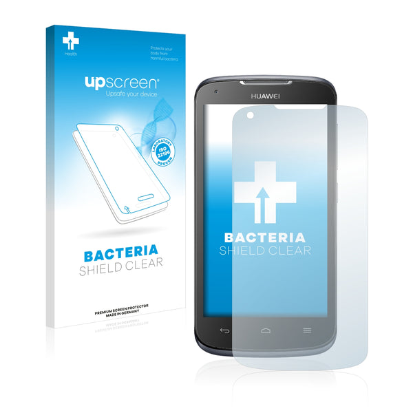 upscreen Bacteria Shield Clear Premium Antibacterial Screen Protector for Huawei Ascend Y520