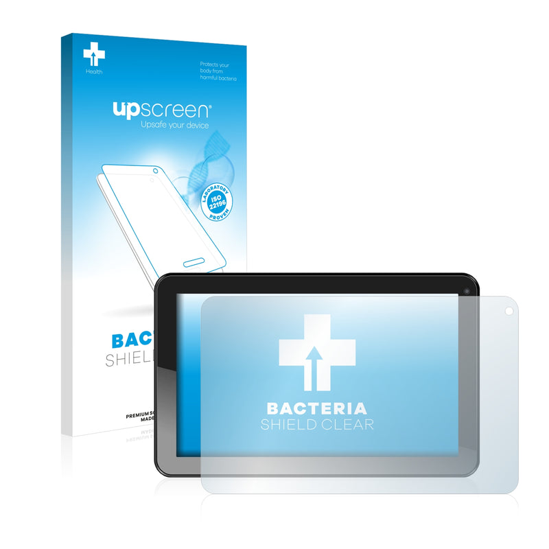upscreen Bacteria Shield Clear Premium Antibacterial Screen Protector for Time2 10.1 Tablet HC 1044D