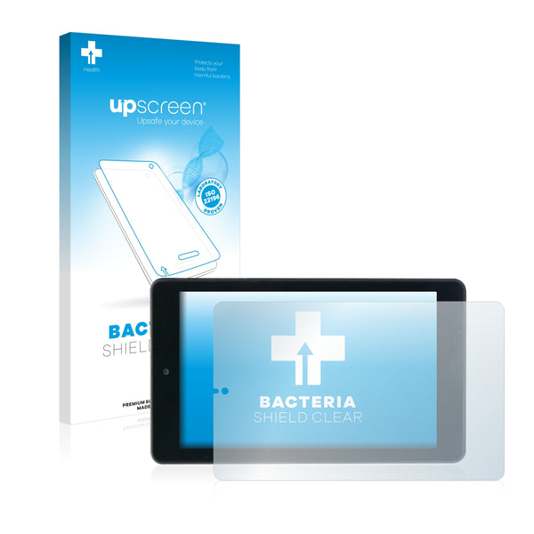 upscreen Bacteria Shield Clear Premium Antibacterial Screen Protector for Mediacom SmartPad 7.0 Go Blue petrol M-MP726GOB