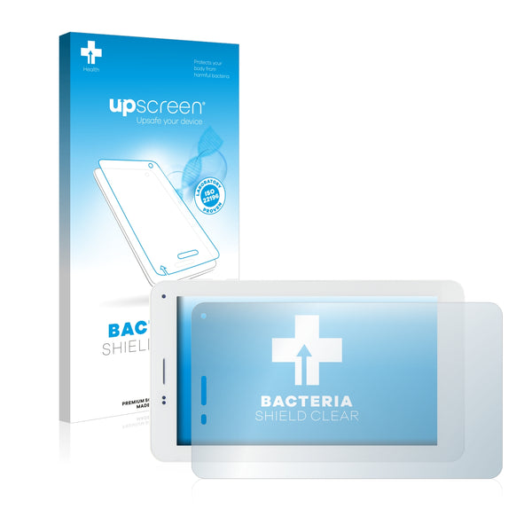 upscreen Bacteria Shield Clear Premium Antibacterial Screen Protector for Mediacom SmartPad 7.0 S2 3G M-MP7S2A3G