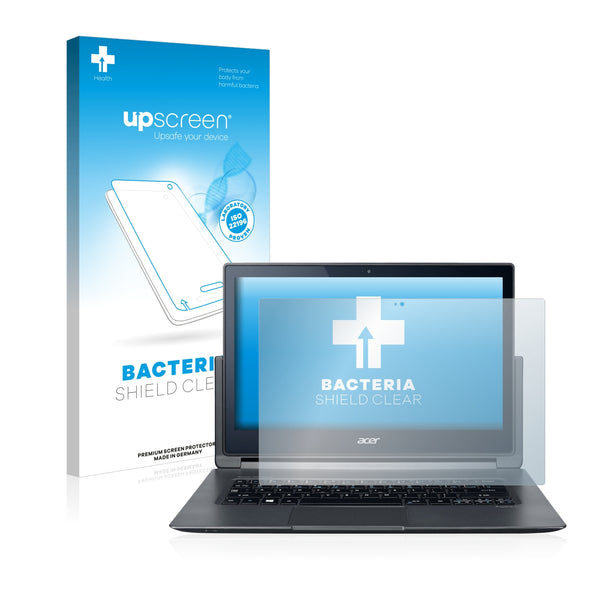 upscreen Bacteria Shield Clear Premium Antibacterial Screen Protector for Acer Aspire R13 R7-371T