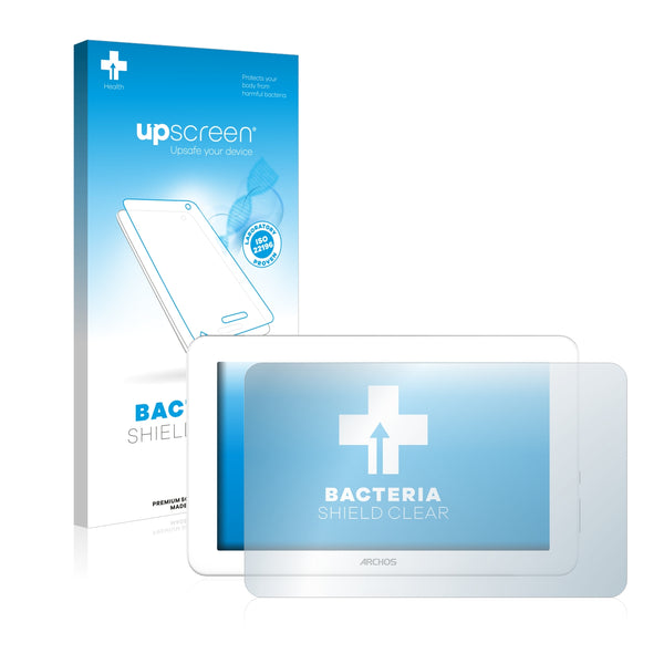 upscreen Bacteria Shield Clear Premium Antibacterial Screen Protector for Archos 90 Copper