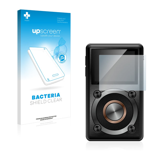 upscreen Bacteria Shield Clear Premium Antibacterial Screen Protector for FiiO X1