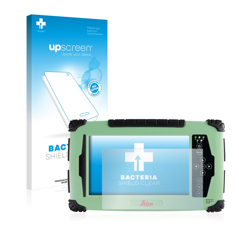upscreen Bacteria Shield Clear Premium Antibacterial Screen Protector for Leica CS25 LRBT
