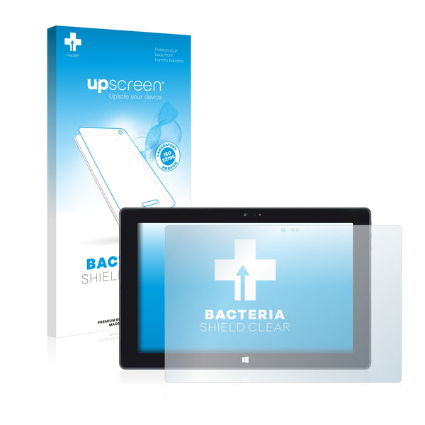 upscreen Bacteria Shield Clear Premium Antibacterial Screen Protector for Wortmann Terra Pad 1061