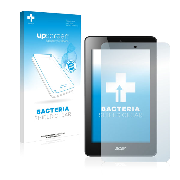 upscreen Bacteria Shield Clear Premium Antibacterial Screen Protector for Acer Iconia One 7 B1-750