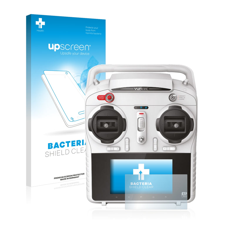 upscreen Bacteria Shield Clear Premium Antibacterial Screen Protector for Yuneec ST10 (Display)