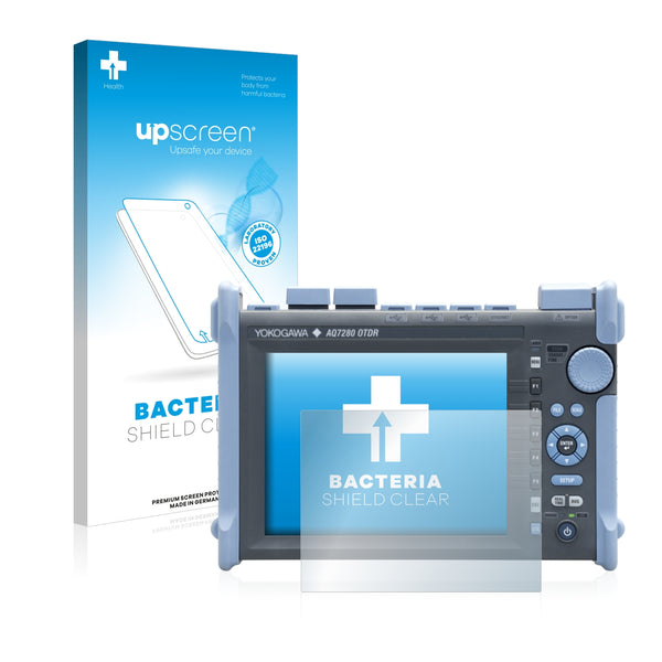 upscreen Bacteria Shield Clear Premium Antibacterial Screen Protector for Yokogawa OTDR AQ7280