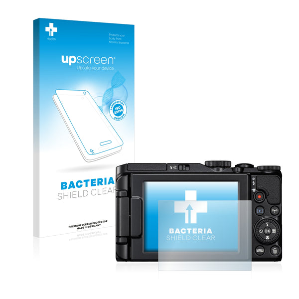 upscreen Bacteria Shield Clear Premium Antibacterial Screen Protector for Nikon Coolpix S9900