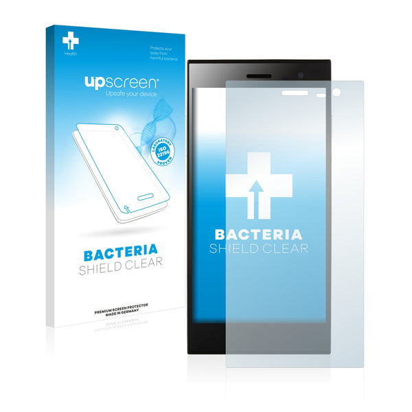 upscreen Bacteria Shield Clear Premium Antibacterial Screen Protector for Leagoo Lead 1