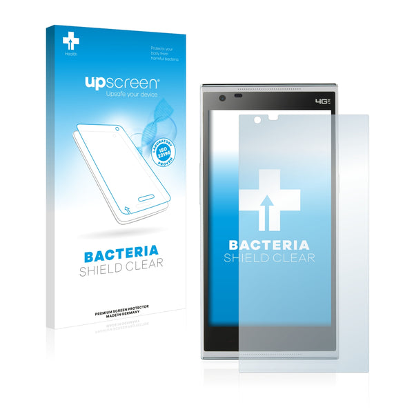 upscreen Bacteria Shield Clear Premium Antibacterial Screen Protector for KingZone N3 Plus