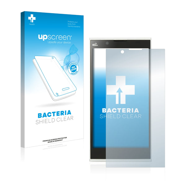 upscreen Bacteria Shield Clear Premium Antibacterial Screen Protector for iNew L1