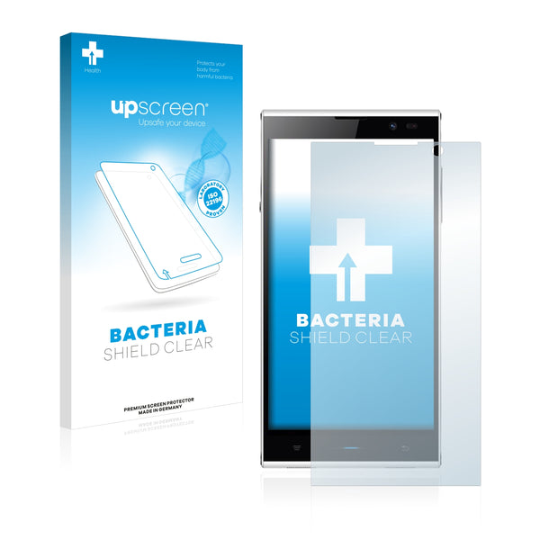 upscreen Bacteria Shield Clear Premium Antibacterial Screen Protector for iNew V3C