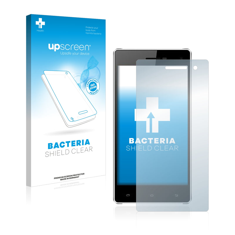 upscreen Bacteria Shield Clear Premium Antibacterial Screen Protector for Leagoo Lead 2