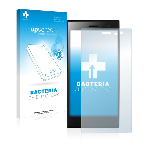 upscreen Bacteria Shield Clear Premium Antibacterial Screen Protector for Leagoo Lead 1i