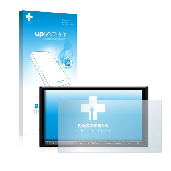 upscreen Bacteria Shield Clear Premium Antibacterial Screen Protector for Kenwood DNN9150DAB