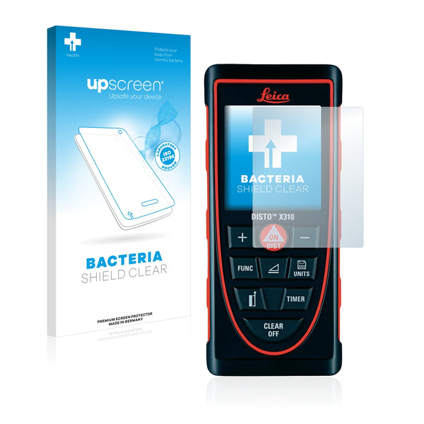 upscreen Bacteria Shield Clear Premium Antibacterial Screen Protector for Leica DISTO X310