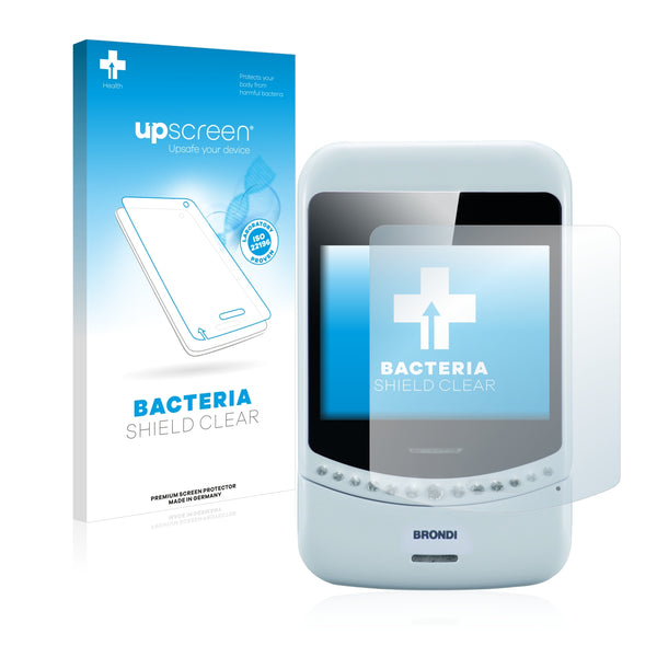 upscreen Bacteria Shield Clear Premium Antibacterial Screen Protector for Brondi Leggenda
