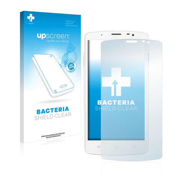upscreen Bacteria Shield Clear Premium Antibacterial Screen Protector for Kazam Trooper 455