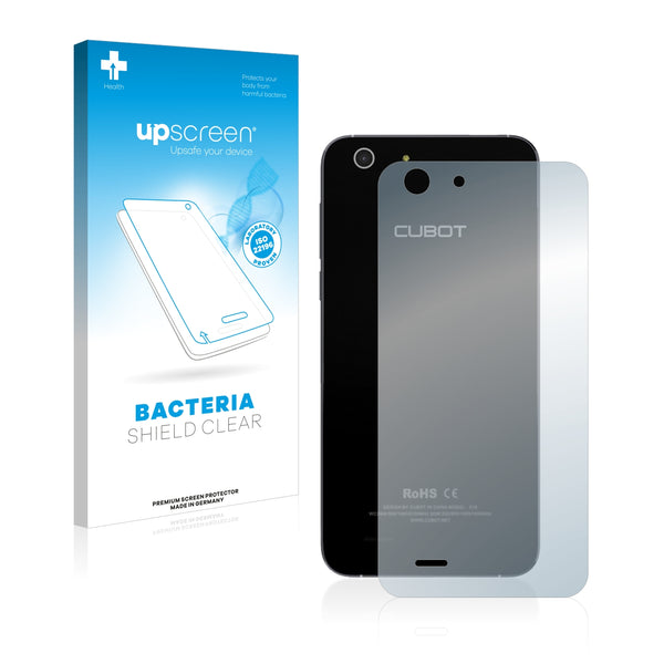 upscreen Bacteria Shield Clear Premium Antibacterial Screen Protector for Cubot X10 (Back)