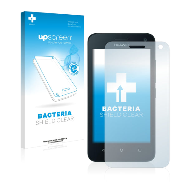 upscreen Bacteria Shield Clear Premium Antibacterial Screen Protector for Huawei Y3 2015