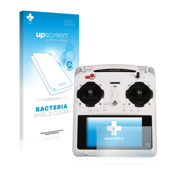 upscreen Bacteria Shield Clear Premium Antibacterial Screen Protector for Yuneec ST10+