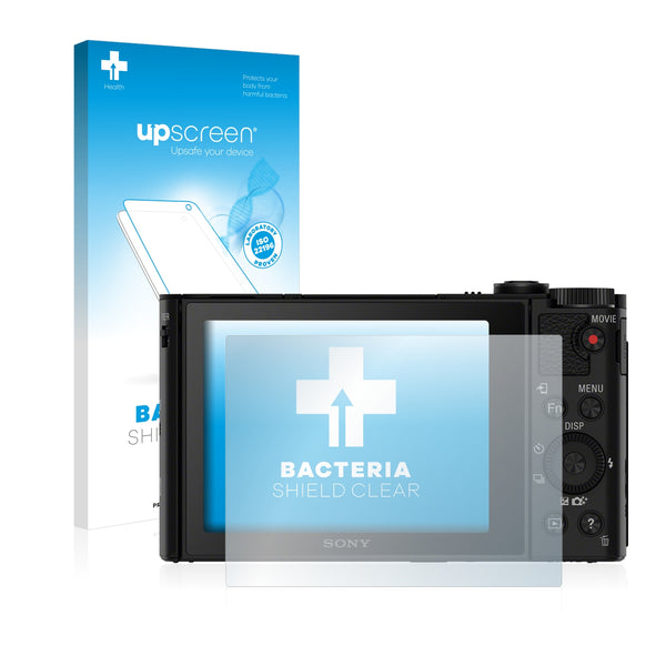 upscreen Bacteria Shield Clear Premium Antibacterial Screen Protector for Sony Cyber-Shot DSC-HX90V