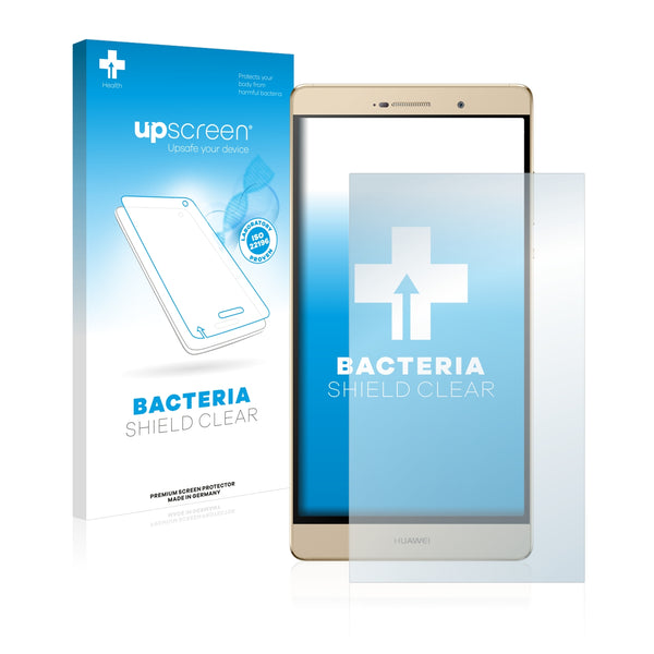 upscreen Bacteria Shield Clear Premium Antibacterial Screen Protector for Huawei P8 Max