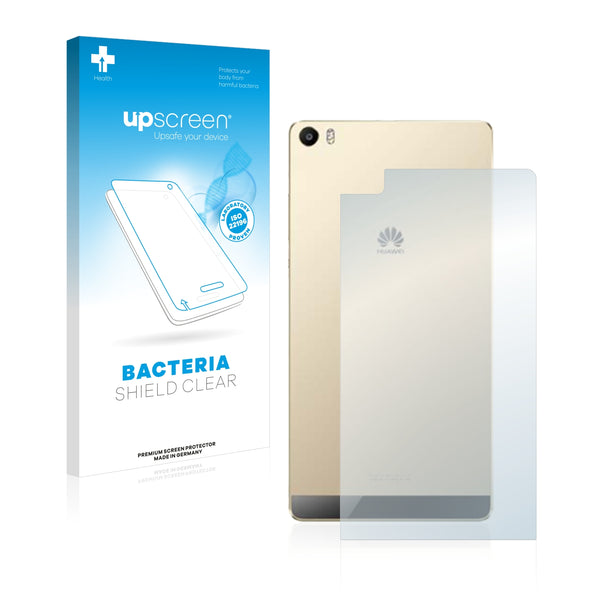 upscreen Bacteria Shield Clear Premium Antibacterial Screen Protector for Huawei P8 Max (Back)