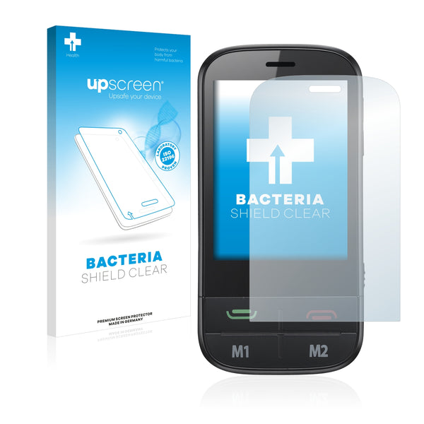 upscreen Bacteria Shield Clear Premium Antibacterial Screen Protector for Brondi Amico Premium