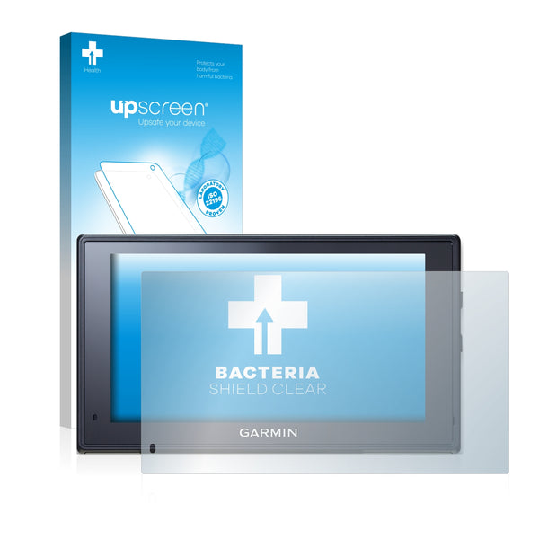 upscreen Bacteria Shield Clear Premium Antibacterial Screen Protector for Garmin fleet 660
