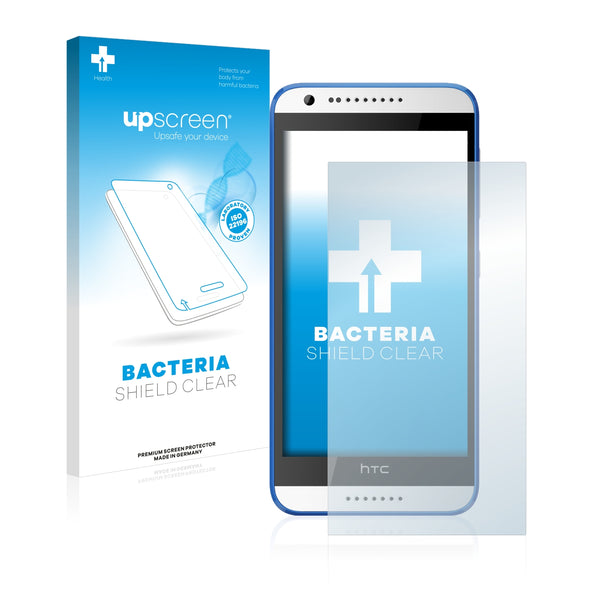 upscreen Bacteria Shield Clear Premium Antibacterial Screen Protector for HTC Desire 620