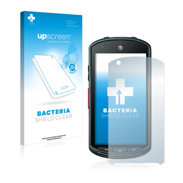upscreen Bacteria Shield Clear Premium Antibacterial Screen Protector for Kyocera DuraForce
